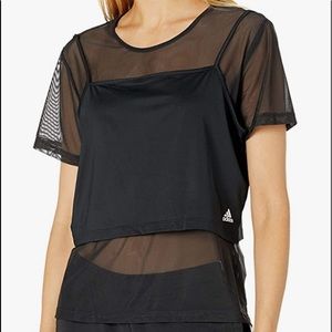 ♻️🆕 adidas Power 2-in-1 AEROREADY Shirt Black
